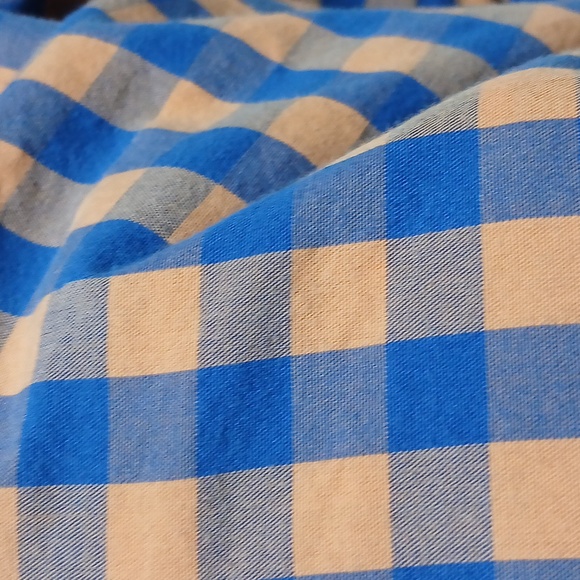 J. Crew Men's LS Button Down Checked Cotton Shirt Size L - Picture 9 of 9